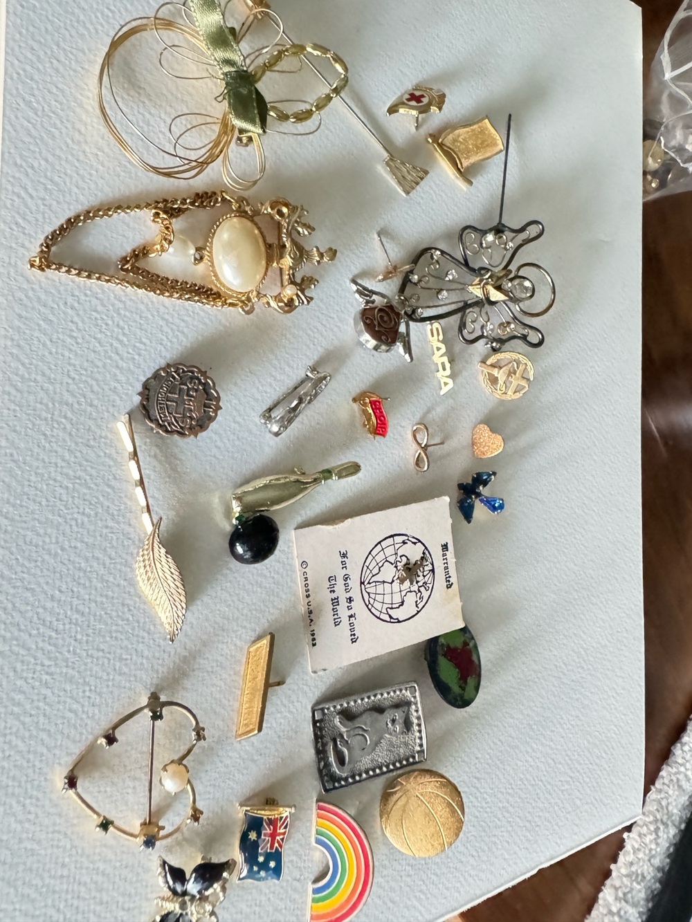 ✨ Vintage Brooch & Pin Jewelry Lot – Untested